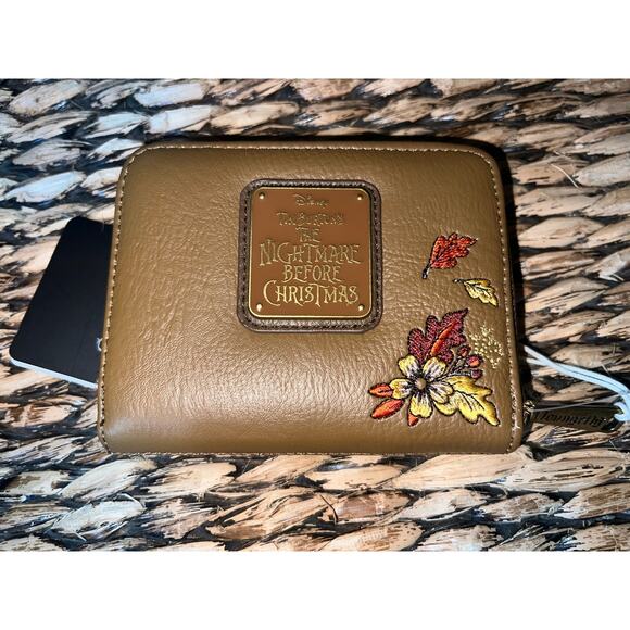 Loungefly Nightmare Before Christmas Zero Fall Floral Zero Mini Backpack Set - Picture 8 of 9